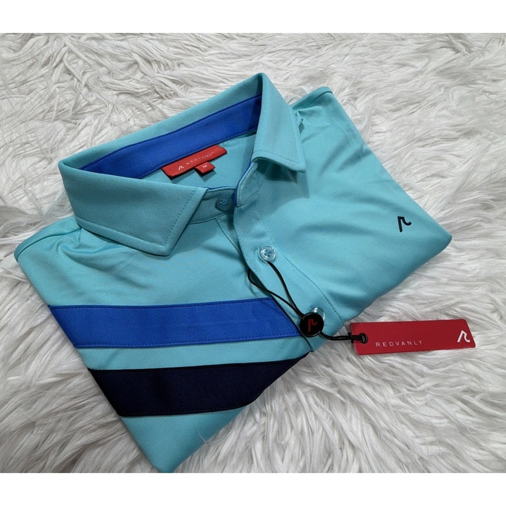 Redvanly Men's Medium Polo Shirt Curaçao The Westin Golf 4 Way Stretch‎ New $110